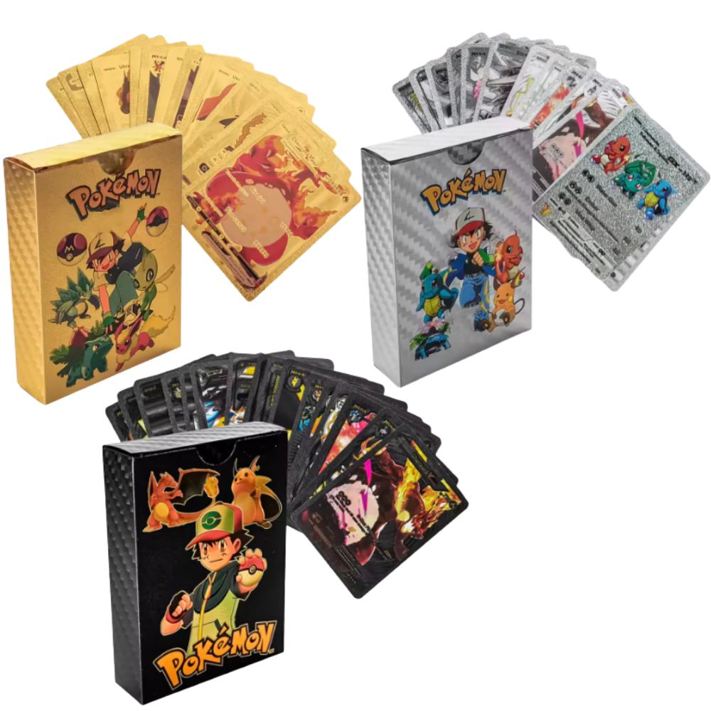 Party Games Good - New 55PCS Pokémon Cards Vmax GX