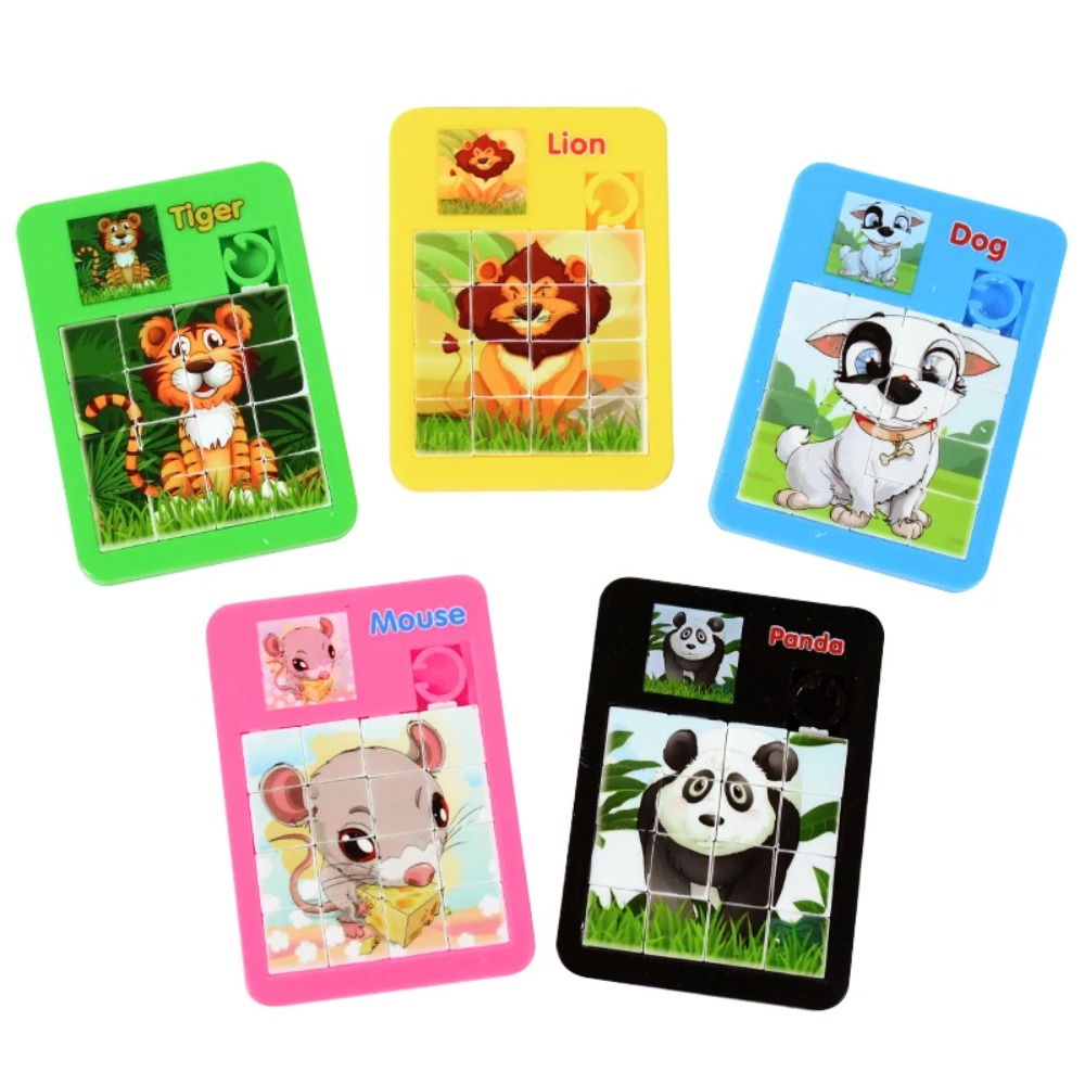 Party Games Engagement - 10-50 Pcs Fun Cartoon Jigsaw Animal