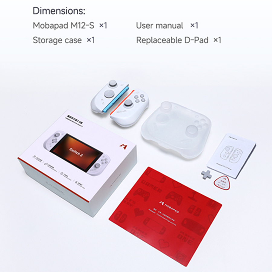 Mobapad M12 S White, GGamepa T - Party Games Switch 2 recension och pris