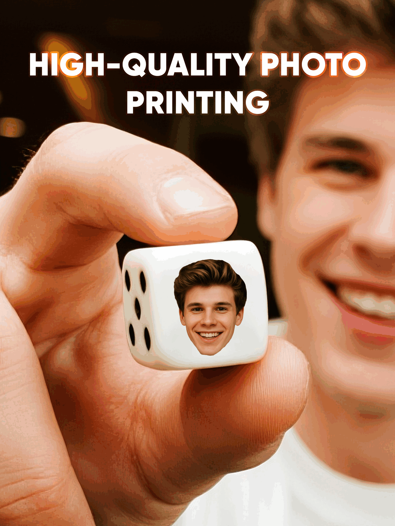 Custom Face Dice Personalized  - Party Games Engagement recension och pris