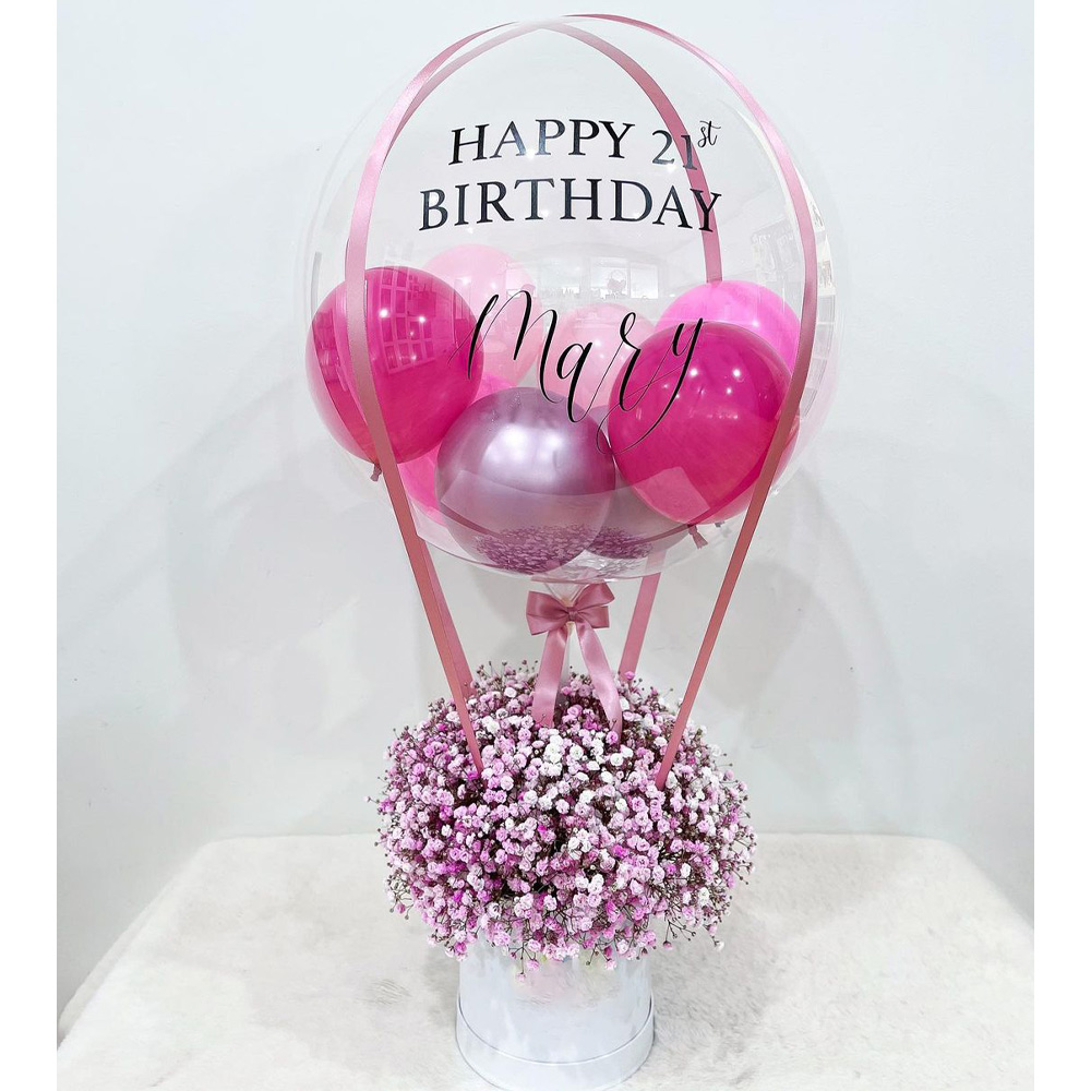 Gift Hamper Balloon Box Set Ba - Party Games Engagement recension och pris