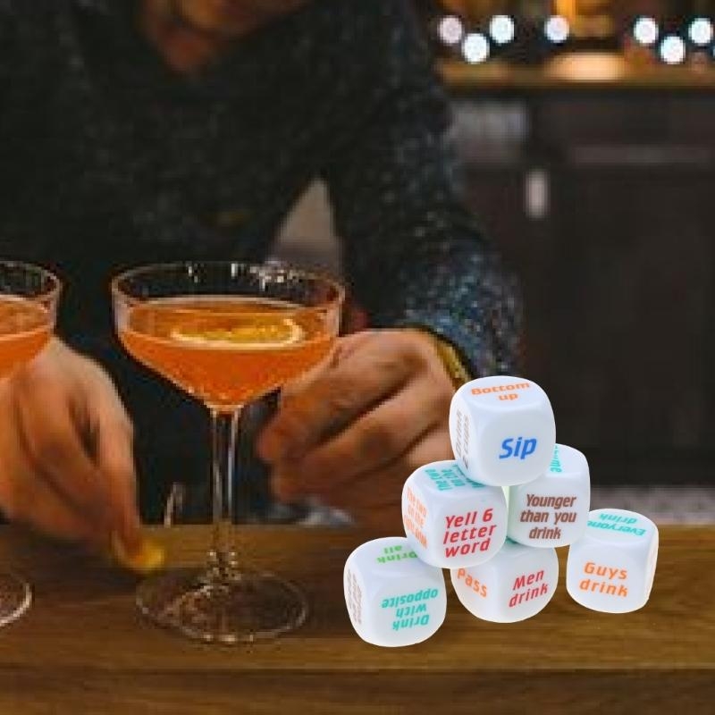   6Pcs 25mm Adult Drinking Par - Party Games Adults Drinking recension och pris
