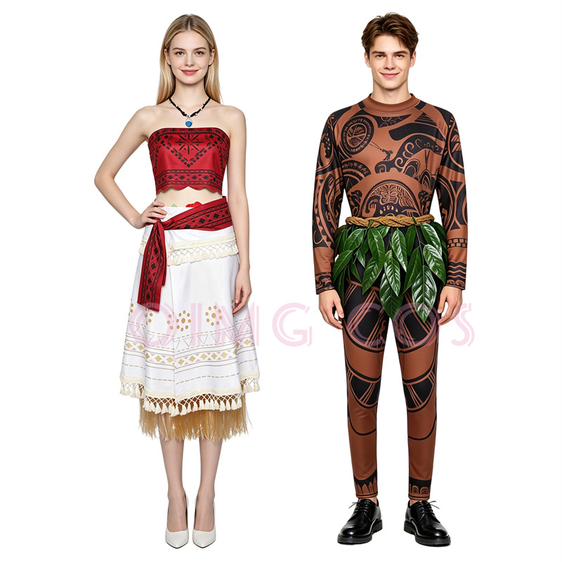 Moanaa Maui‌i Cosplay Costume  - Party Games Carnival recension och pris