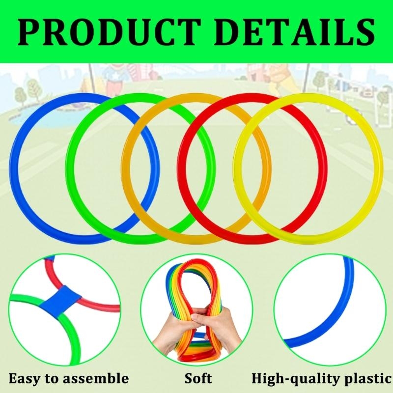  Jumping Hoop Set Outdoor Phys - Party Games Physical recension och pris