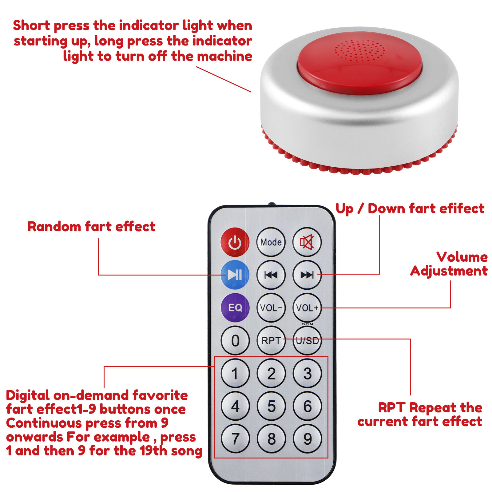 Funny Sound Effects Machine Re - Party Games Engagement recension och pris
