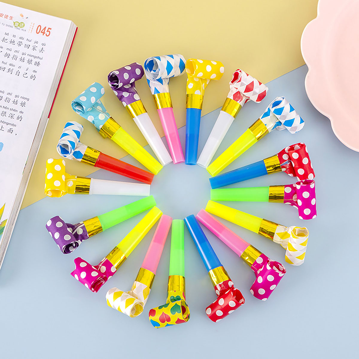 30PCS Colorful Whistles Toy Fu - Party Games Engagement recension och pris