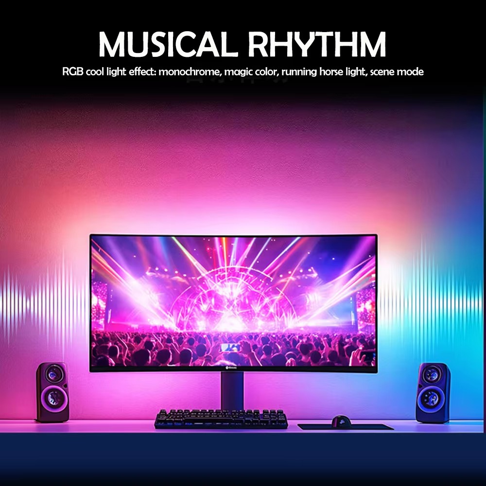 RGB Gaming Lights Strip Monito - Party Games App recension och pris