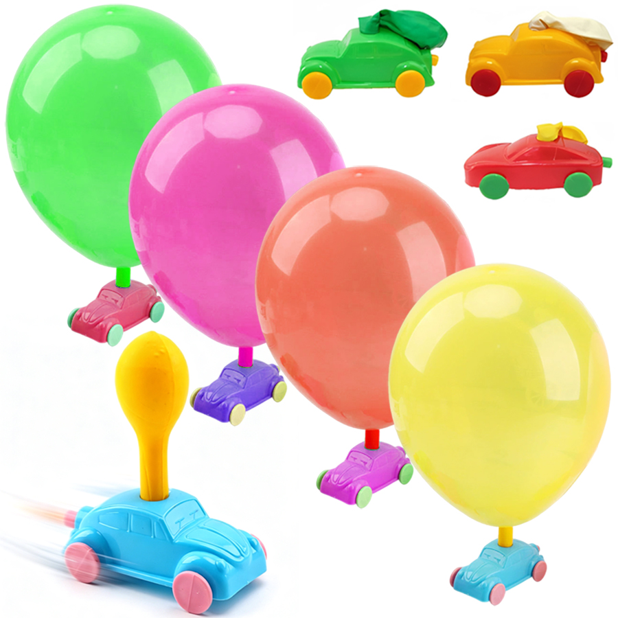 2-8pcs Balloon Powered Car Aer - Party Games Physical recension och pris