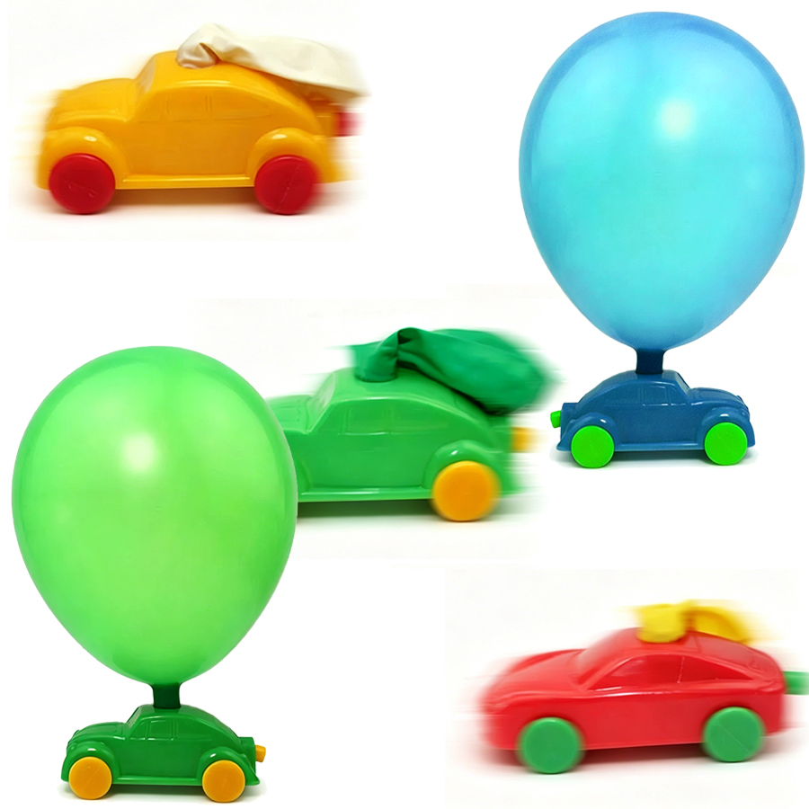 2-8pcs Balloon Powered Car Aer - Party Games Physical recension och pris