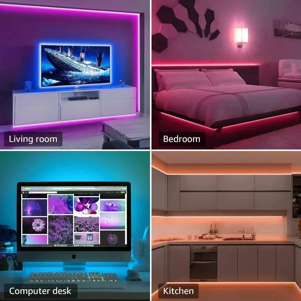 Smart RGB LED Gaming Light Str - Party Games App recension och pris