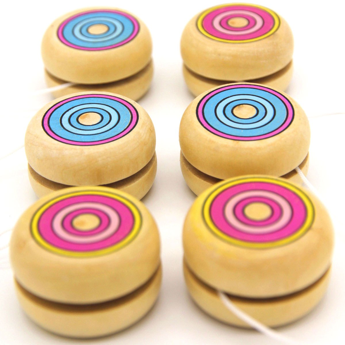 2pcs Wooden Circular Yo-Yo Bal - Party Games Physical recension och pris