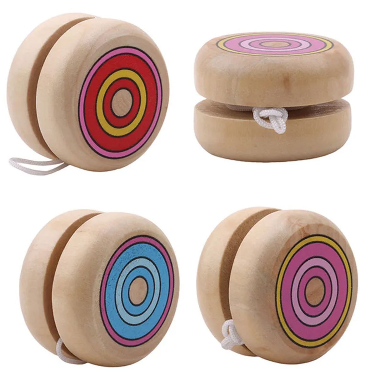 2pcs Wooden Circular Yo-Yo Bal - Party Games Physical recension och pris
