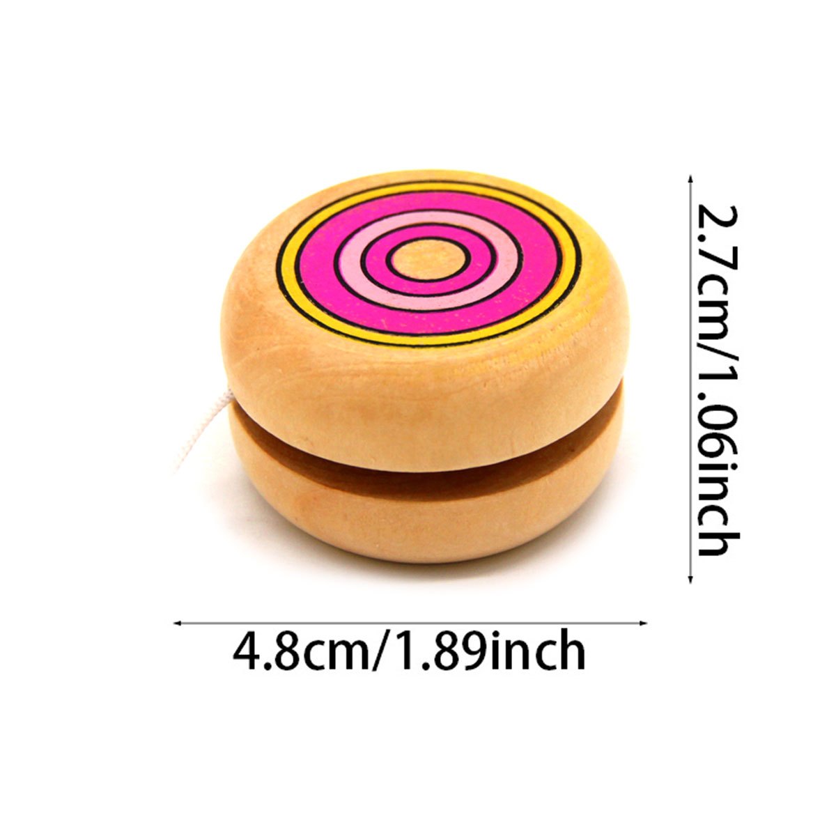 2pcs Wooden Circular Yo-Yo Bal - Party Games Physical recension och pris