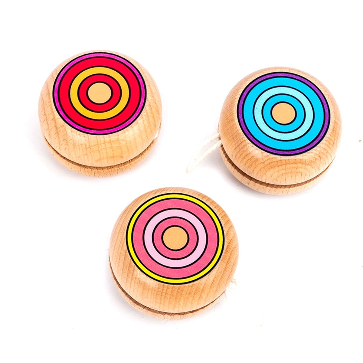 2pcs Wooden Circular Yo-Yo Bal - Party Games Physical recension och pris
