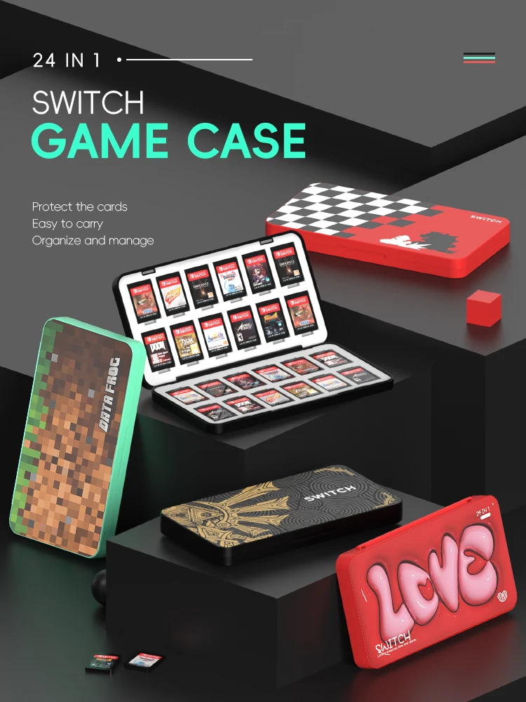 DATA FROG 24-in-1 Game Card Ho - Party Games Nintendo recension och pris