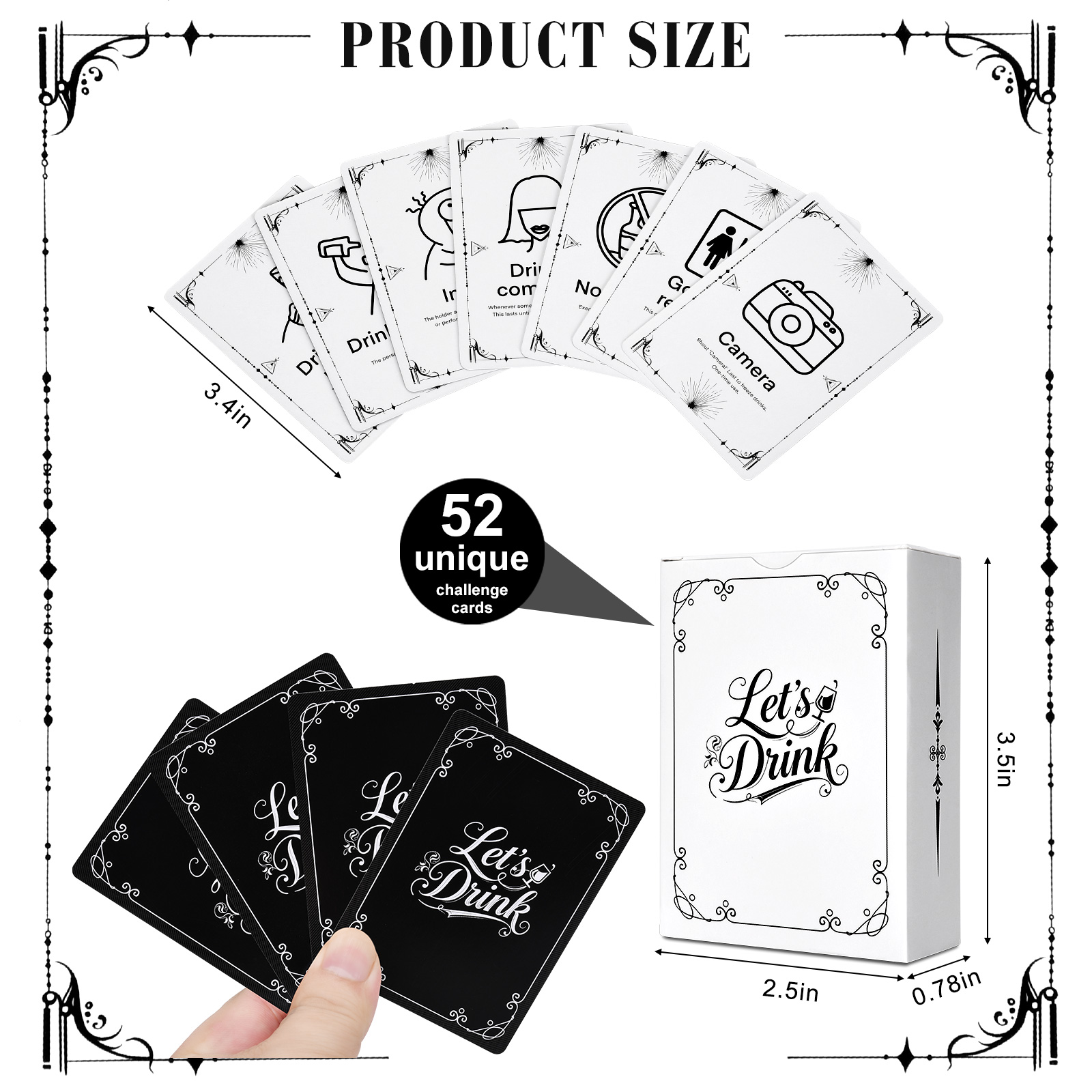 Adult Drinking Game Cards – 52 - Party Games App recension och pris