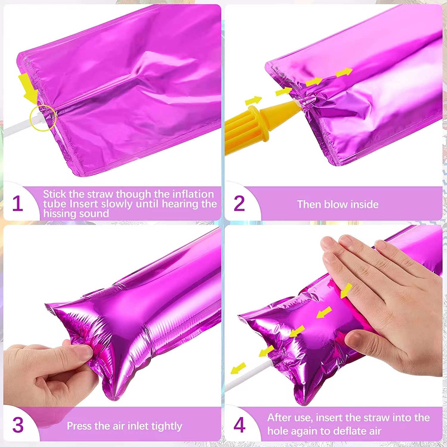 10/30pc Aluminum Film Inflatab - Party Games Engagement recension och pris
