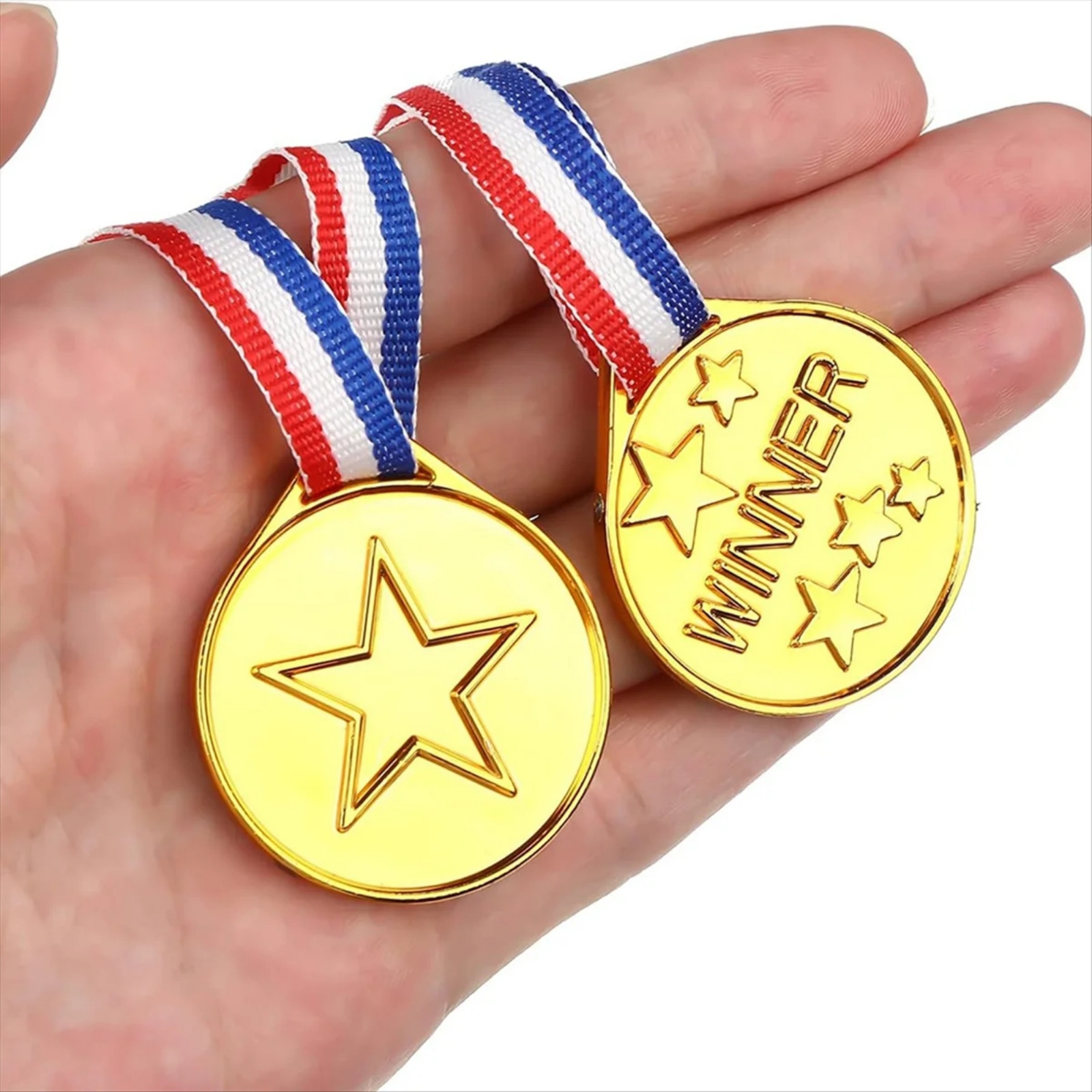 30Pcs Plastic Gold Winners Med - Party Games Engagement recension och pris