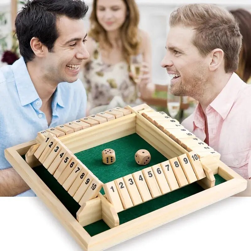 Deluxe Four Sided 10 Numbers S - Party Games Adults Drinking recension och pris